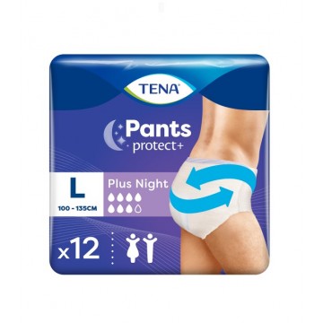 Tena Pants Plus Night talla L 12 uds