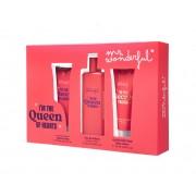 Mr Wonderful Queen of Hearts edt 75ml vapo+body lotion 75ml+crema de manos 75ml