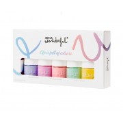 Mr Wonderful estuche set laca de uñas 5 colores de 8ml