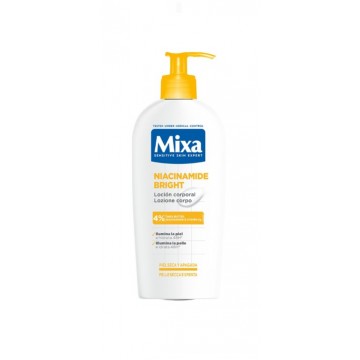 Mixa locion corporal niacinaide bright 250ml dosificador piel seca