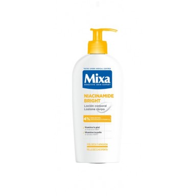Mixa locion corporal niacinaide bright 250ml dosificador piel seca