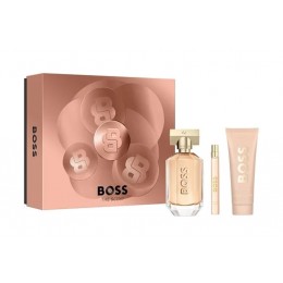 Boss The Scent her edp 100 ml vapo + body lotion 75 ml + travel spray 10 ml