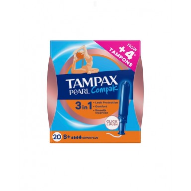 Tampax Pearl compak superplus 20 uds.