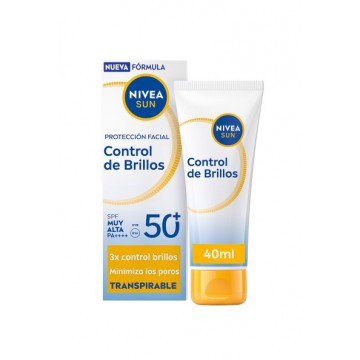 nivea crema facial contro brillos spf-50+ 40 ml.