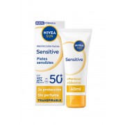 nivea crema facial sensitive F50+ 40 ml.