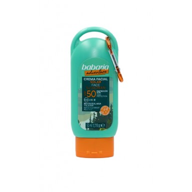 Babaria 50 ml crema facial solar F-50 adventure