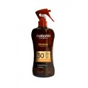 Babaria bronze bronceador 200 ml aceite de coco pistola F-30