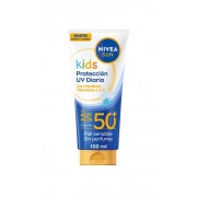nivea leche niños f50+ 100 ml. proteccion diaria piel sensible y sin perfume