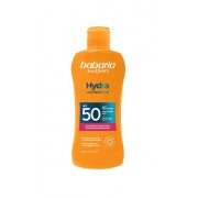 Babaria bronceador 200 ml leche aloe hydra F-50
