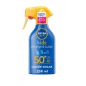 nivea sun niños protege & cuida f50+ 250 ml. pistola