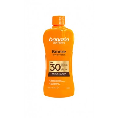 babaria bronze f-30 leche solar aloe 100 ml