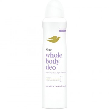 Dove Whole Body Lavender & Camomile desodorante spray 150 ml.