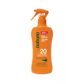 babaria solar F-20 aqua aloe 300 ml. pistola