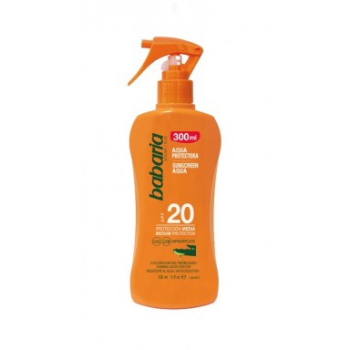 babaria solar F-20 aqua aloe 300 ml. pistola