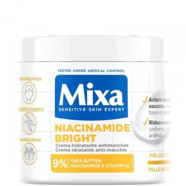 Mixa crema hidratante antimanchas niacinamide bright 400ml